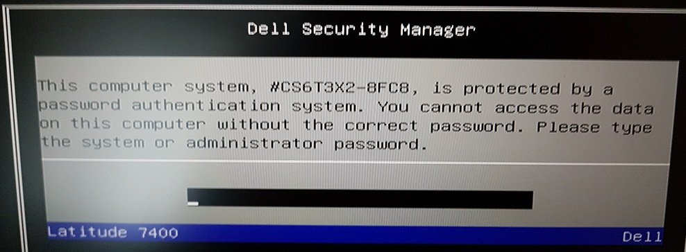Dell 8FC8 Bios password for Dell Optiplex