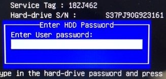 Dell Optiplex hdd s/n master password